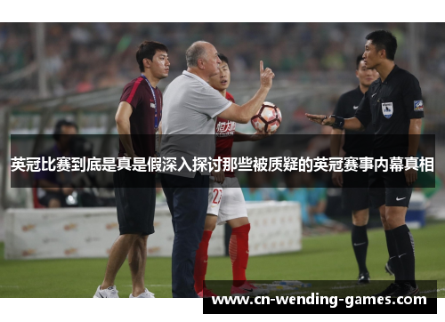 英冠比赛到底是真是假深入探讨那些被质疑的英冠赛事内幕真相