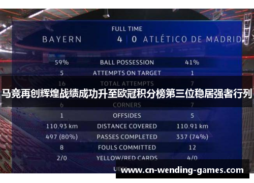 马竞再创辉煌战绩成功升至欧冠积分榜第三位稳居强者行列 马竞再创辉煌战绩成功升至欧冠积分榜第三位稳居强者行列